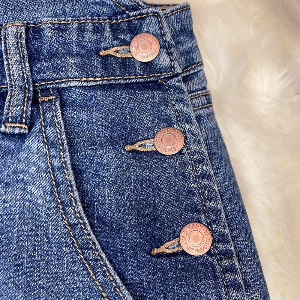 Old Navy Denim Coverall/Overall Shorts - Picture 6 of 15
